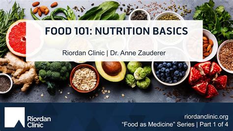 Food As Medicine Part 1 Food 101 Nutrition Basics Youtube