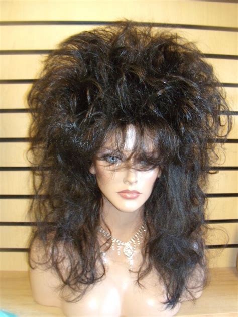 Sin City Wigs Big Rocker 80s Hair Long Straight Spiky