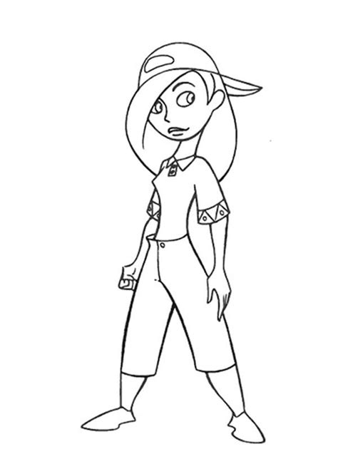 Sailor Kim Possible Coloring Page Free Kim Possible Coloring Pages Porn Sex Picture