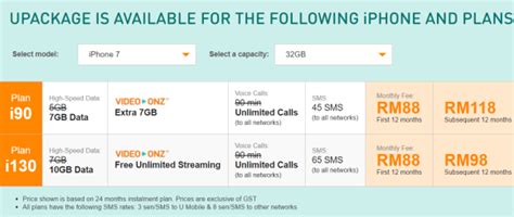 The telco that offers the best plan for an iphone x is celcom, as it offers the lowest total upfront payment with one of the highest data quota of 40gb. U Mobile offers the iPhone 7 on postpaid and prepaid ...