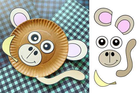 Printable Animal Crafts For Preschool ⋆ The Hollydog Blog