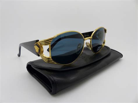 Rare Vintage Gianni Versace Sunglasses Mod S64 Col 49l Haute Juice
