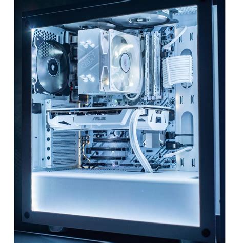 So White Custom Gaming Pc Desktop Computers And Tech Parts