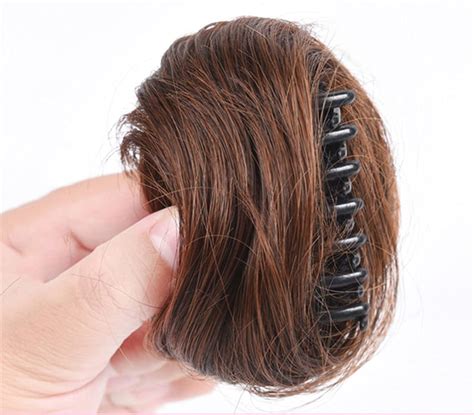 Remanbo Extensiones De Cabello Sint Tico Con Mo O Con Clip De Garra Extensiones De Mo O Para