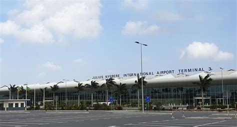 dar es salaam commissions new airport terminal airports terminal dar es salaam airport