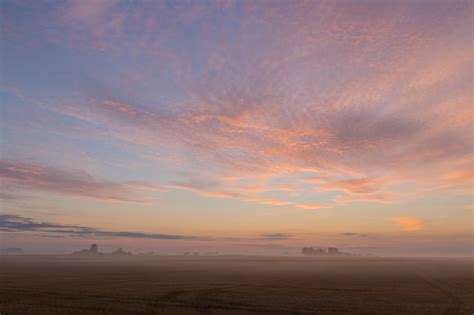 Wallpaper Morning Sky Cloud Mist Fog Rural Sunrise Landscape