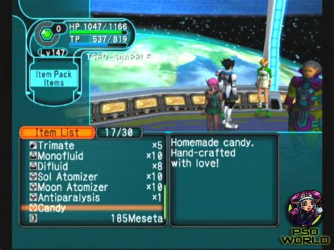 Starting my journey in 2004, i've since. PSO-World.com - Items - Candy