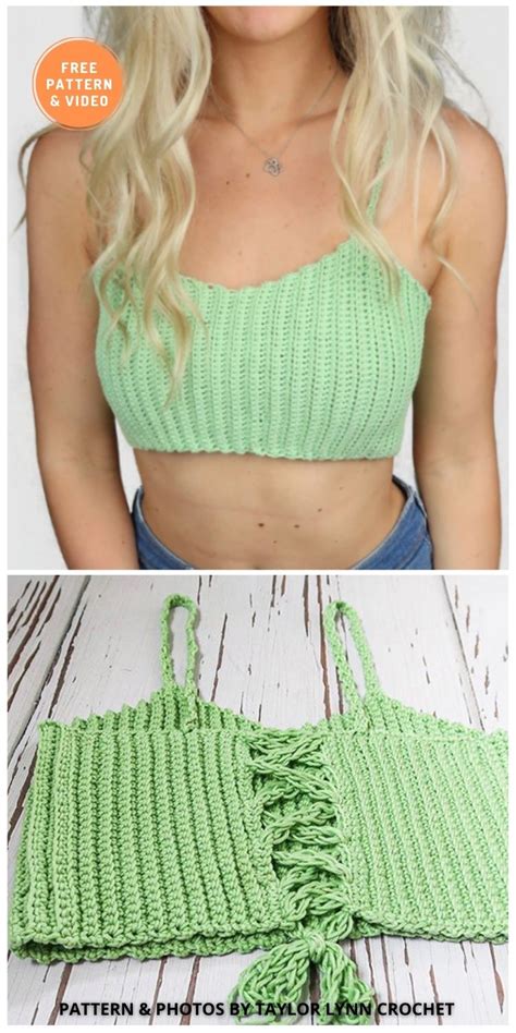 11 free and easy crochet bralette patterns for summer the yarn crew