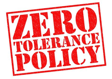 Zero Tolerance Policy Stock Illustration Illustration Of Punish 87999726