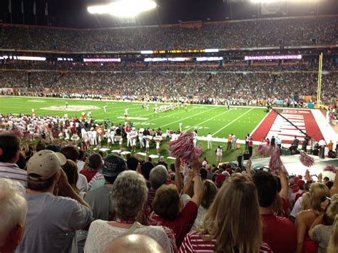 Sun Life Stadium Miami 2013 Bcs Championship Game Alabama Vs Notre Dame Bcs Championship Sun