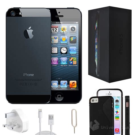 Apple Iphone 5 16gb Black Factory Unlocked Grade A With Box And