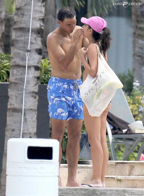Rafael Nadal Et Sa Compagne Xisca Perello En Vacances Avec Un Groupe D Amis Sur L île De Cozumel