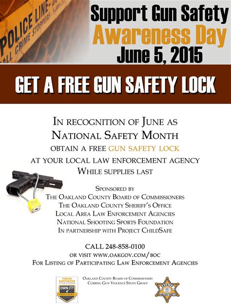 Local Law Enforcement Agencies Offering Free Gun Safety Lock During June