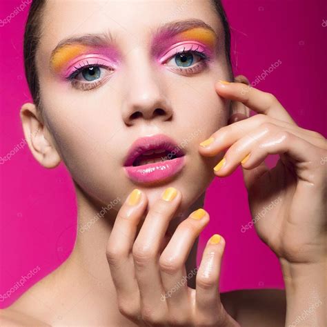 Beautiful Young Girl Face Stock Photo By ©yafimik 81966098