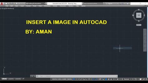 how to insert image in autocad insert and crop a image in autocad youtube