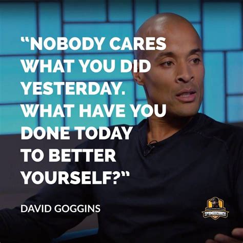 He shares his expereinces and lessons through the quotes. Pin on David goggins