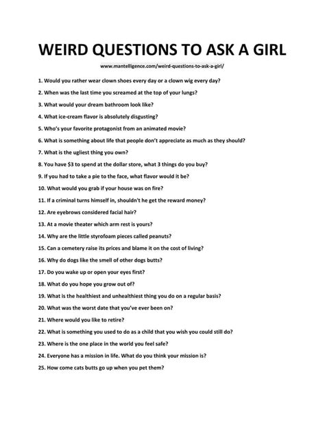 Dirtiest Question To Ask A Girl 40 Dirty Questions To Ask A Girl And