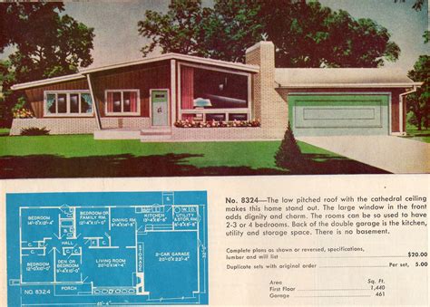 1950s 60s Ranch And Suburban Homes Mid Century House Mid Century