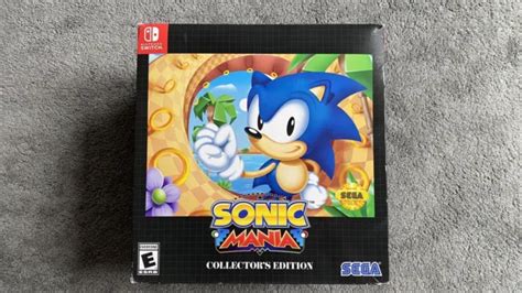 Sonic Mania Collectors Edition Nintendo Switch Game Included