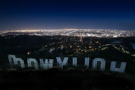 Hollywood Sign Via Mount Lee Drive Outdoor Project