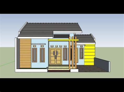 Contoh Desain Rumah Kecil Bagus Dan Sederhana Agar Terlihat Luas 9 x 6