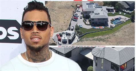 Inside Chris Browns 43m Tarzana Mansion The Focus Of The 11 Hour