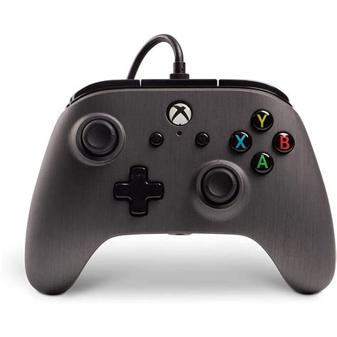 Powera Xbox One Enhanced Wired Controller Brushed Gunmetal