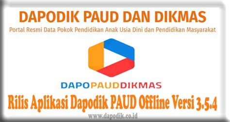 Tutorial, cara, tips dan trik dalam mengerjakan berbagai aplikasi pendidikan paud meliputi. Registrasi Dapodik Paud Online Apa Harus Unduh Prefil ...