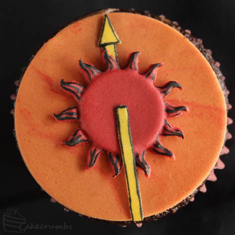 Game Of Thrones Sigil Cupcakes Cakecrumbs