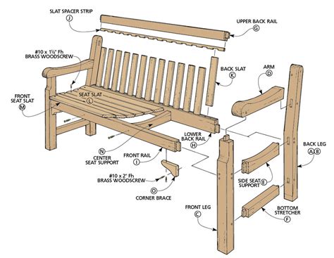 Redwood Garden Bench Woodworking Project Woodsmith Plans