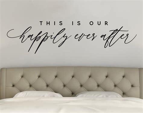 This Is Our Happily Ever After Wall Decal Modern Wall Decals Rustic