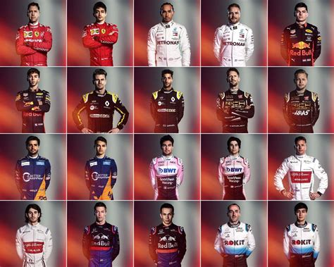 F1 2019 Official Driver Portraits Rformula1