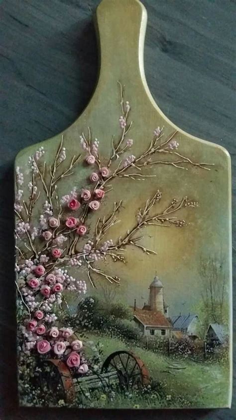 China Painting Tole Painting Painting On Wood Decoupage Diy