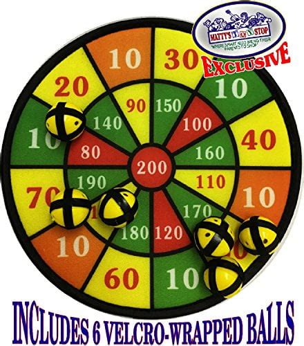 Darts And Equipment Silfrae Velcro Dart Board Target Game Safety Fabric