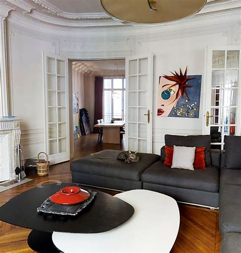 240 k€/ht liv… extension et restructuration d'une maison d'habitation à saint cloud (92). Ambiance classique et sobre en salon appartement Paris 17 ...