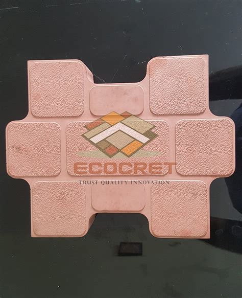 Concrete Cement Interlocking Tiles For Pavement Thickness 6080 Mm