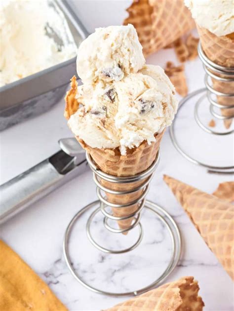 Easy Homemade Cookie Dough Ice Cream Southern Kissed