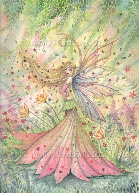 Fairy Print Summer Archival Fine Art Giclee Print Fairy