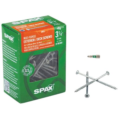 Buy Spax Exterior Flat Head Multi Material Construction Screw