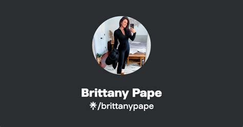 Brittany Pape Instagram Tiktok Linktree