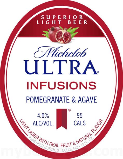 Michelob Ultra Infusions Pomegranate And Agave