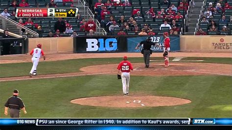 Nebraska Vs Ohio State Big Ten Baseball Tournament Highlights Youtube
