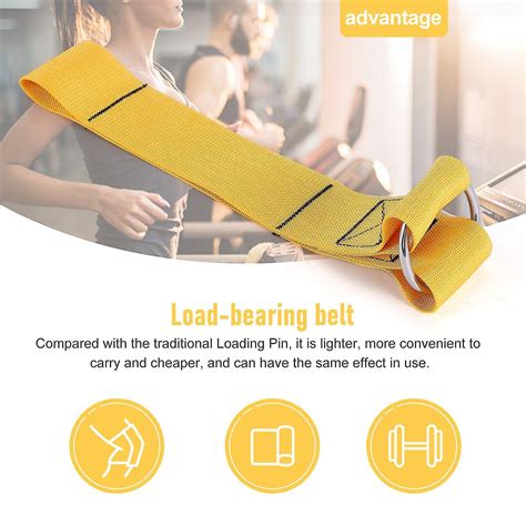 Strap Loading Pin For Weight Plates Cable Machine Attachment Home Gym