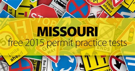 Free Missouri Dor Permit Practice Test Mo 2016