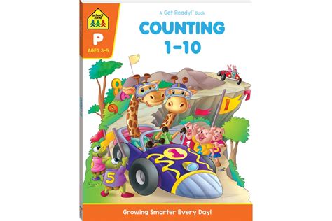 School Zone Counting 1 10 Get Ready Book
