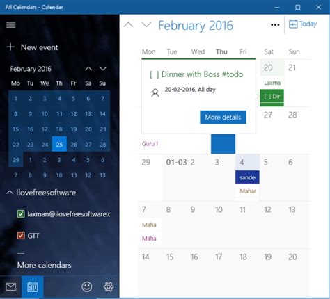 Desktop calendar app on your windows desktop. How To Add Google Calendar To Windows 10 Calendar App