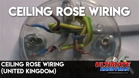 Ceiling Rose Wiring United Kingdom Youtube