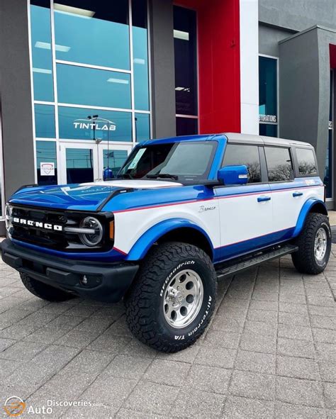New Blue Ford Bronco Built Wild Auto Discoveries