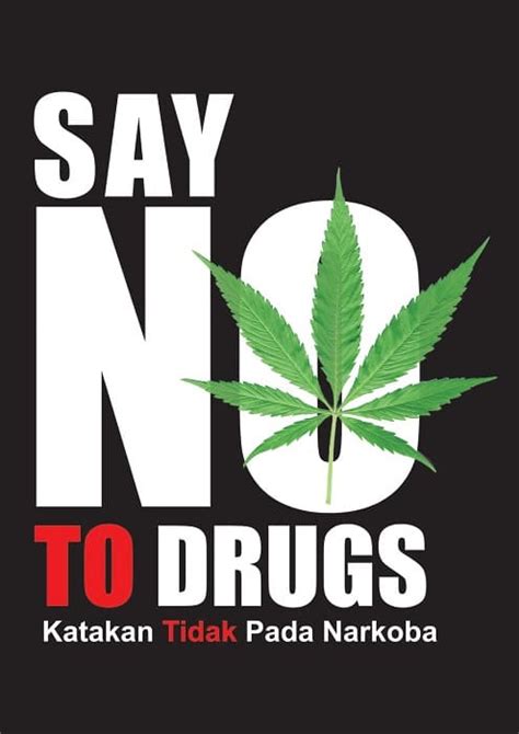 11 Contoh Poster Narkoba Simple Dan Mudah Broonet
