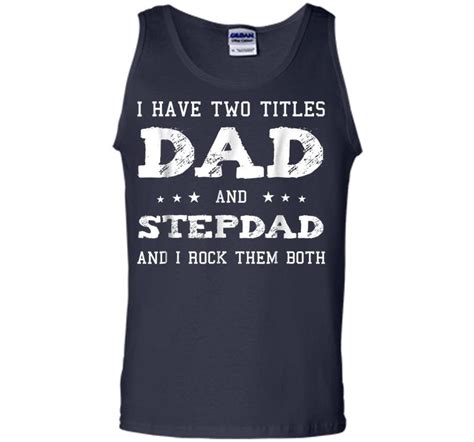 best dad and stepdad shirt cute fathers day t from wife men tank top inktee store